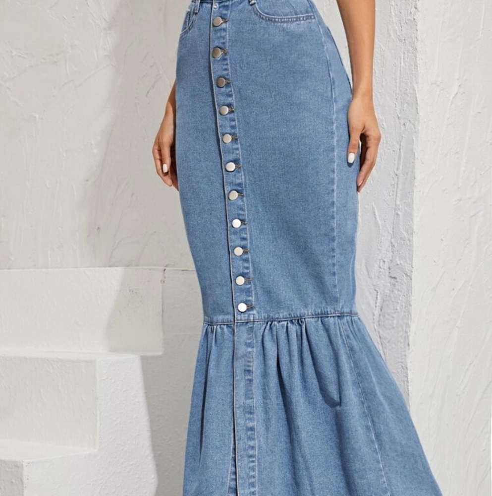Maxi mermaid skirt